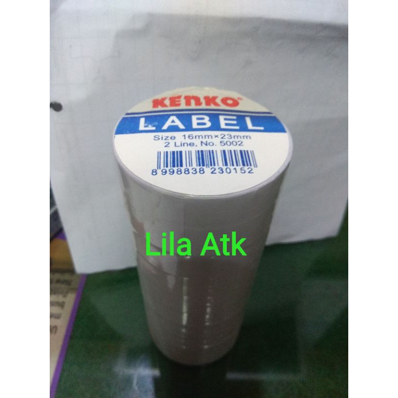 

Kertas Label Harga 2baris Kenko