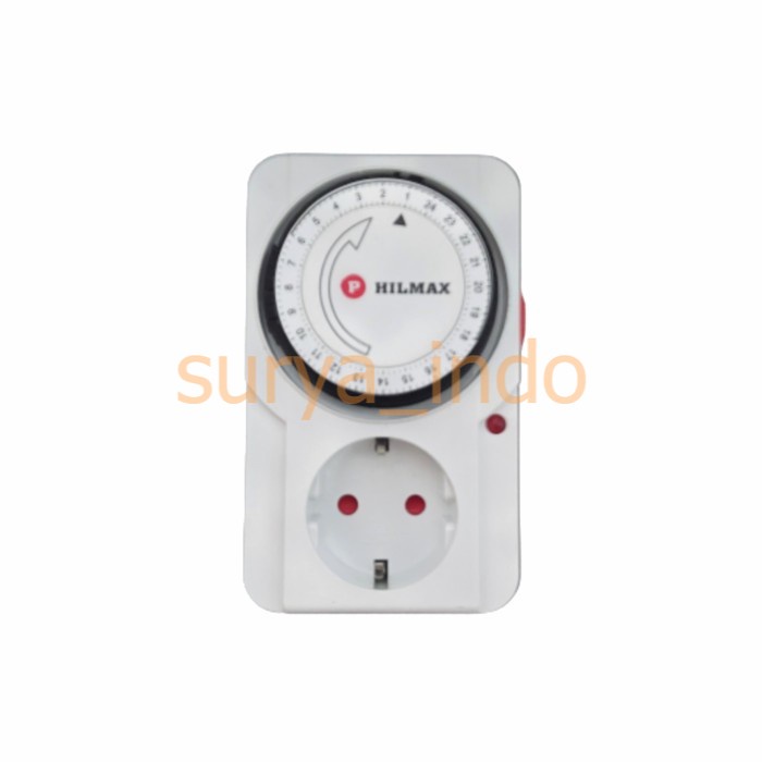 STOPKONTAK TIMER 24 JAM PLUG-IN DIGITAL TIMER PHILMAX TMR 109