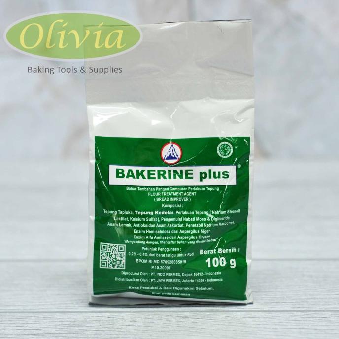 

Bakerine Plus Sachet Bakerin Bread Improver/Pengempuk/Pelembut 100gr