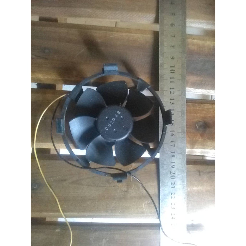 Kipas fan 12 volt dua kabel dari bekas fan cpu lama