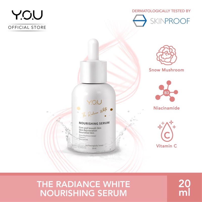 YOU Radiance Glow Illuminating Serum | Brightening Vitamin C Niacinamide | Gentle Glowing Skin | Mencerahkan ( YOU MAKEUPS OFFICIAL STORE )