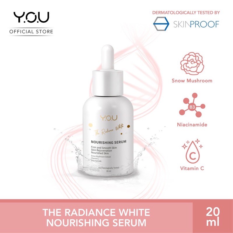 YOU The Radiance White Nourishing Serum 20 ml ( YOU MAKEUPS OFFICIAL STORE )