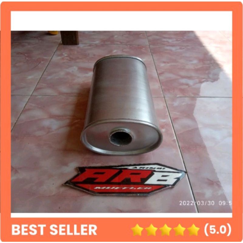 TABUNG TENGAH KNALPOT STANDAR SUARA HALUS MOBIL UNIVERSAL