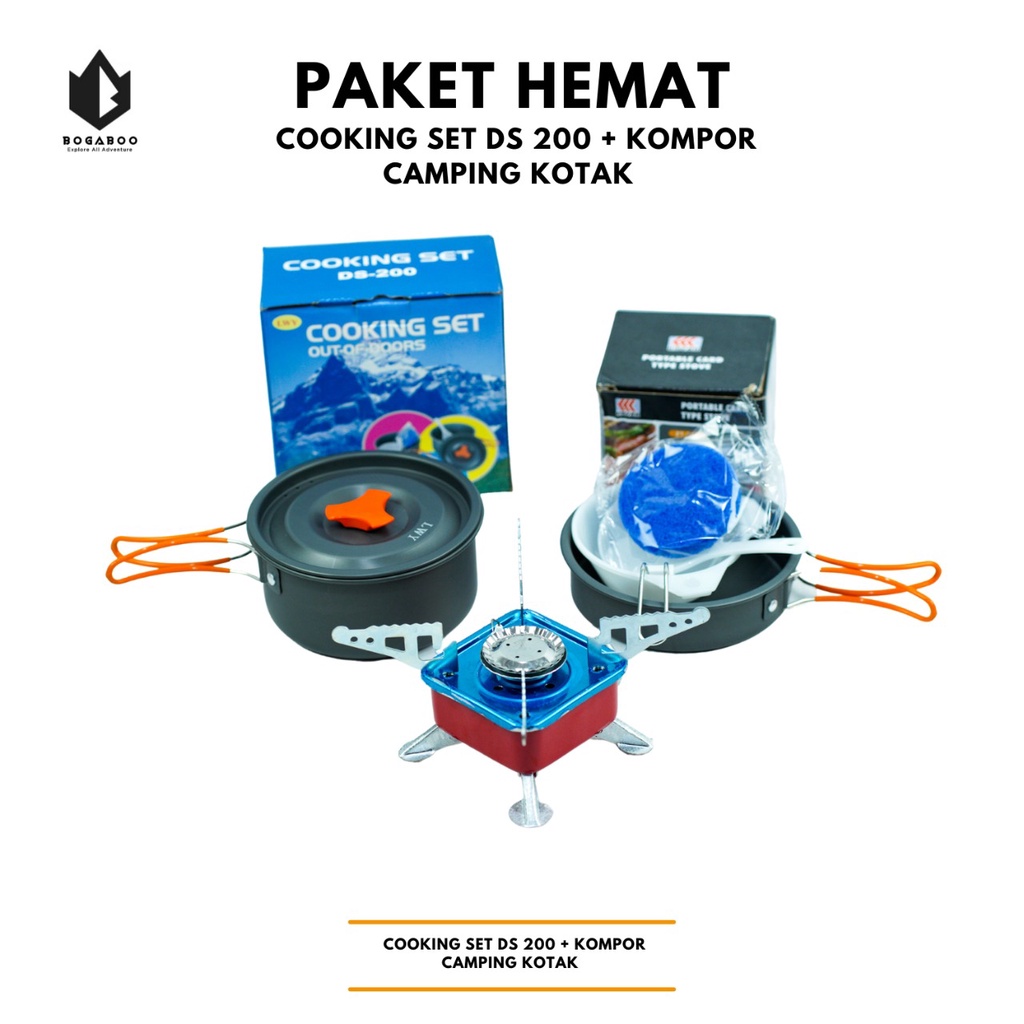 Paket Hemat Kompor - Paket Kompor DS 200 + Kompor Kotak - Paket Nesting