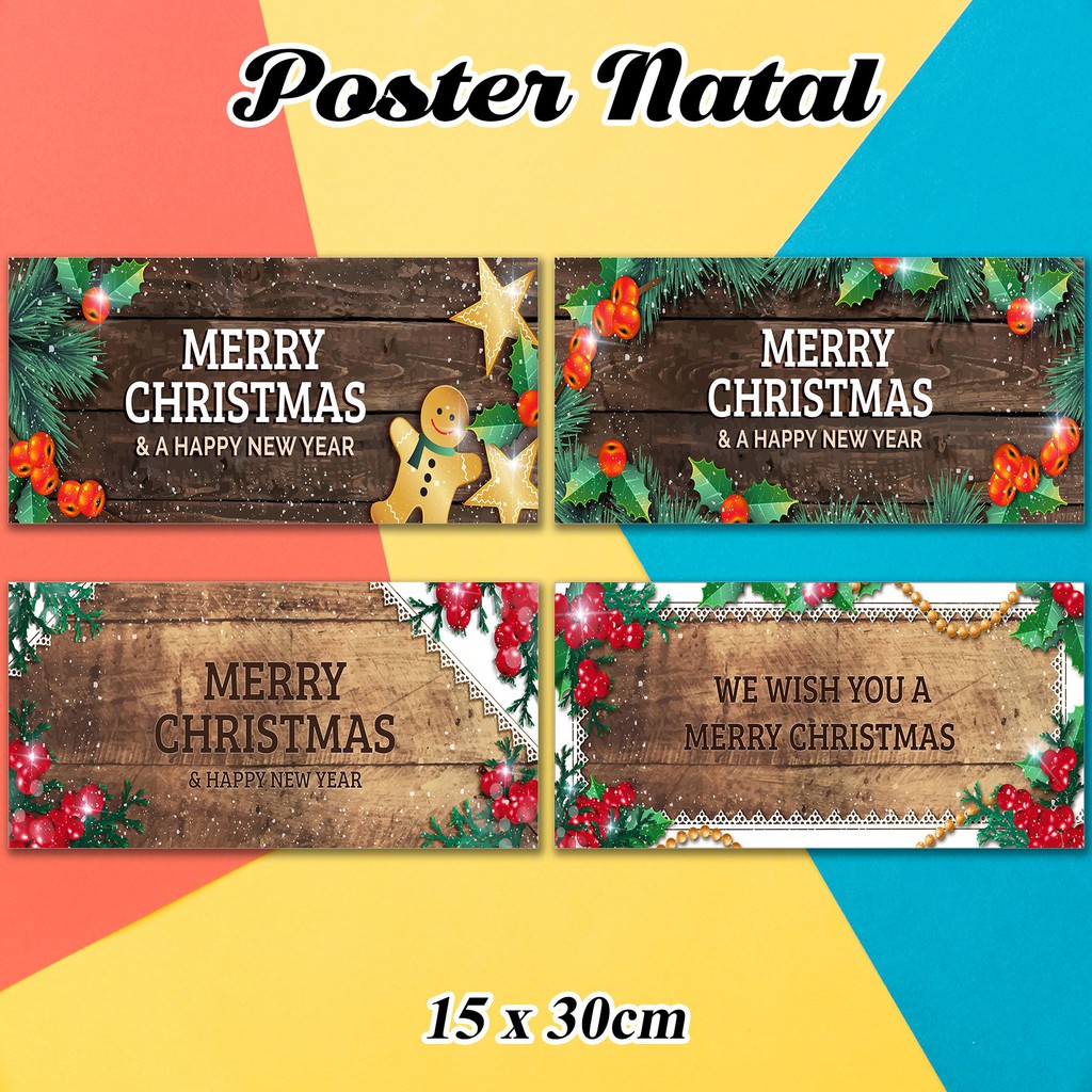 hiasan pintu rumah / dekorasi dinding rumah tema natal / christmas