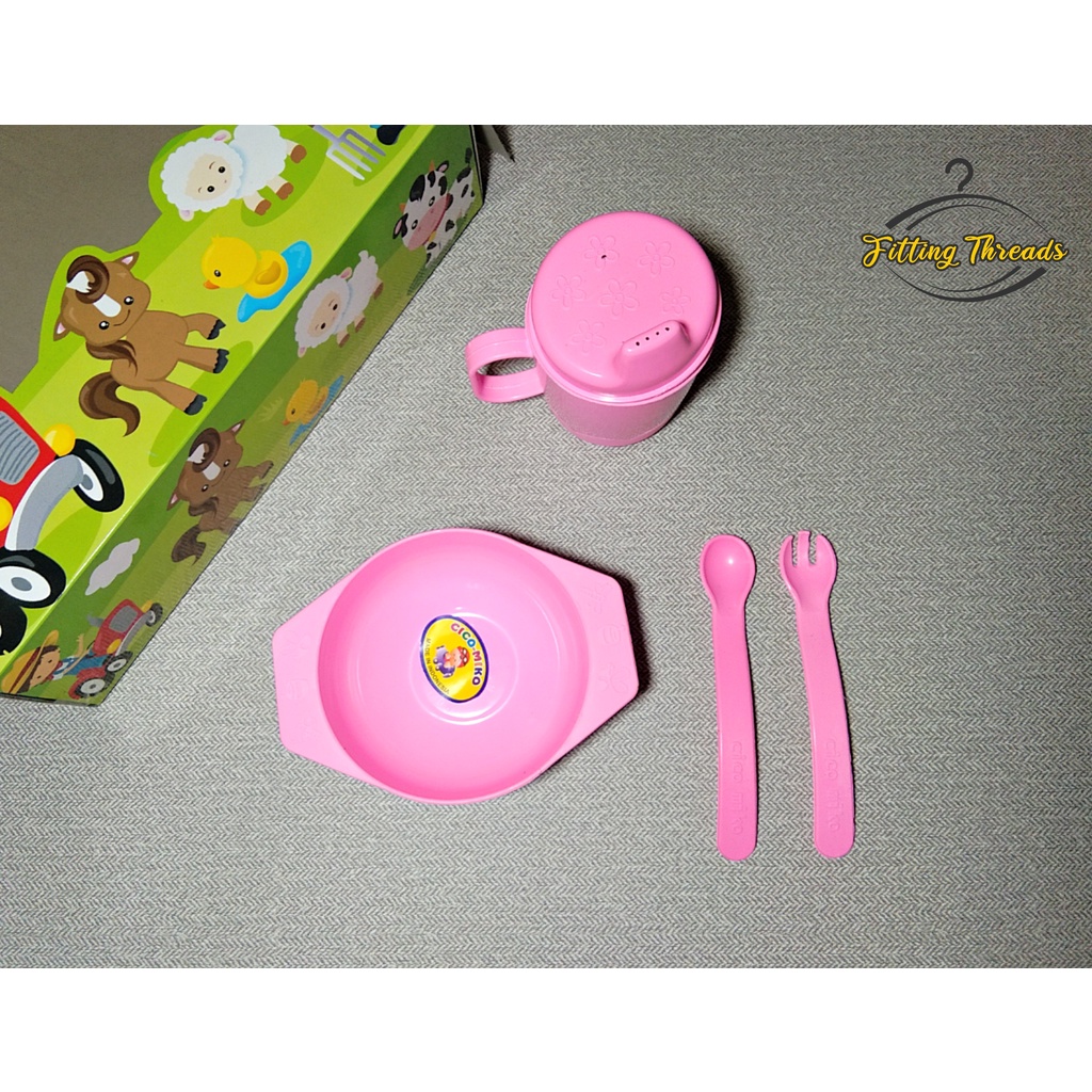 Feeding Set Cico Miko / Set Perlengkapan Tempat Alat Makan Bayi / Hadiah Kado Lahiran