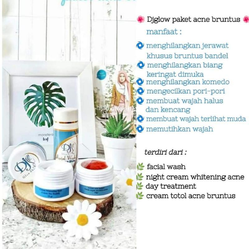 Dj Glow Skin paket Acne Bruntus