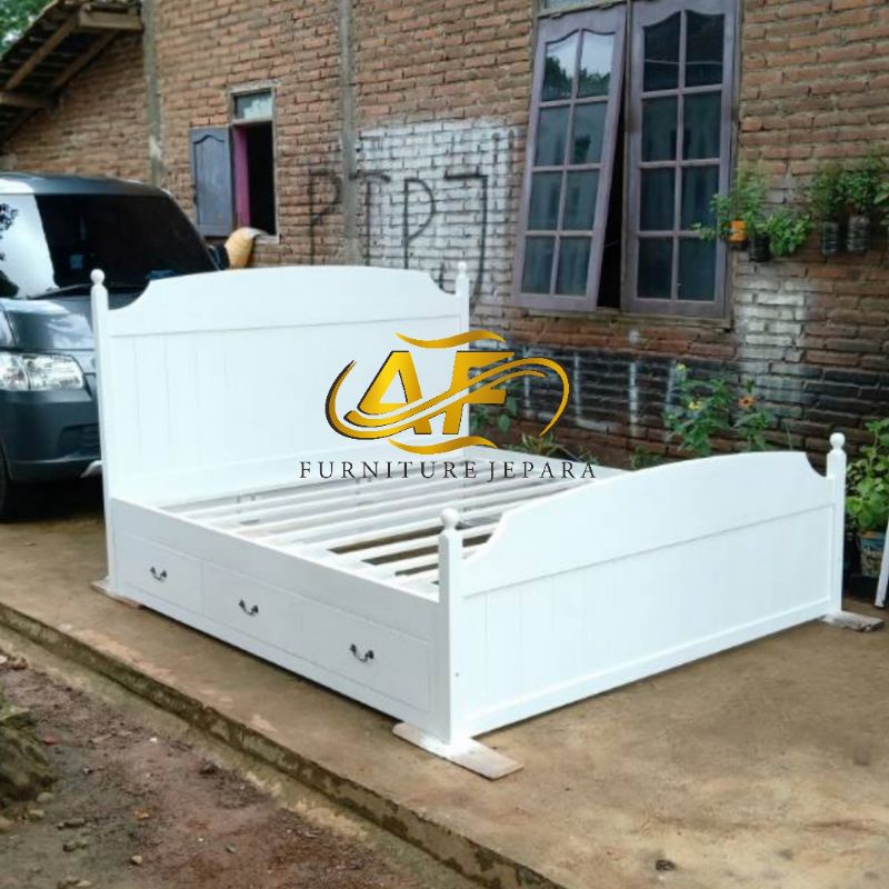 dipan minimalis Duco/dipan laci mewah/dipan kayu jati