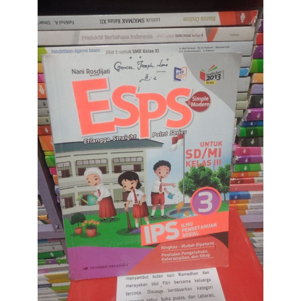buku esps IPS untuk SD kelas 3