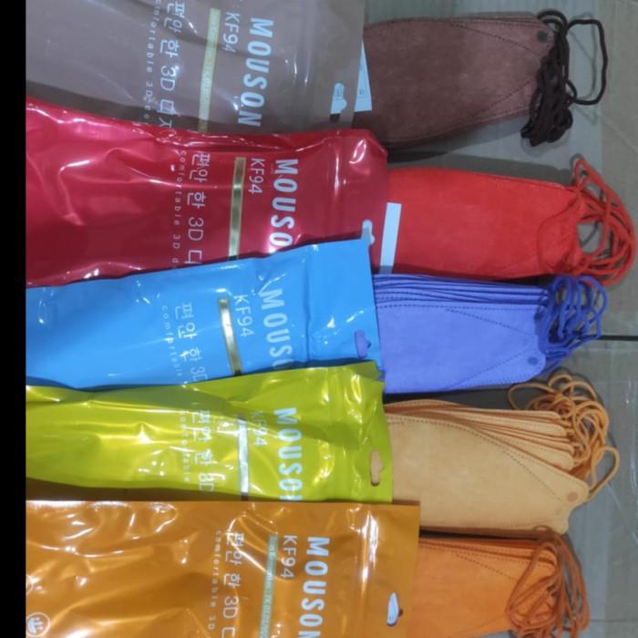 Kf 94 Mouson Masker Warna Tali Senada Isi 10 Pcs Zipp Lock