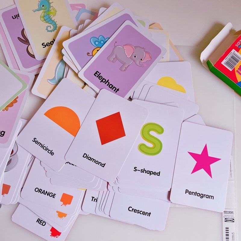 FLASH CARD EDUKASI ANAK 20 card/ 36 card