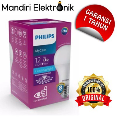 Lampu LED Philips 12 Watt Putih GARANSI