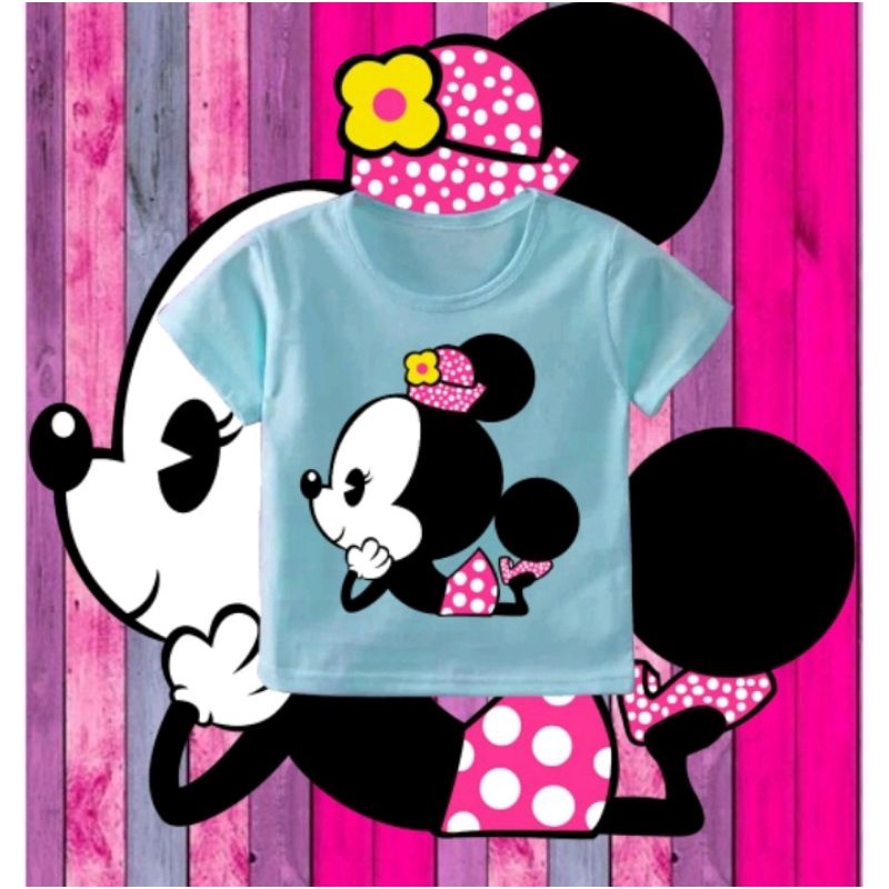 kaos anak cewek cowok (BIRU)