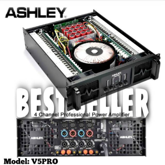 ASHLEY V5PRO Power Amplifier Original V5 PRO 4 Channel