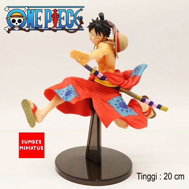 HQ Pajangan Action Figure Luffytaro One Piece Luffy Wano Kuni Battle