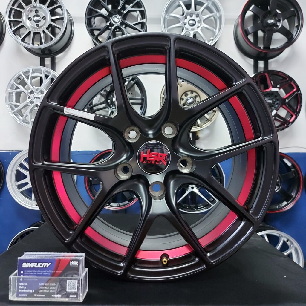 Velg Mobil Racing R15 Torey Hsr Yaris Terios Brv Civic Bisa Credit Dp Mulai 0% Simplicity