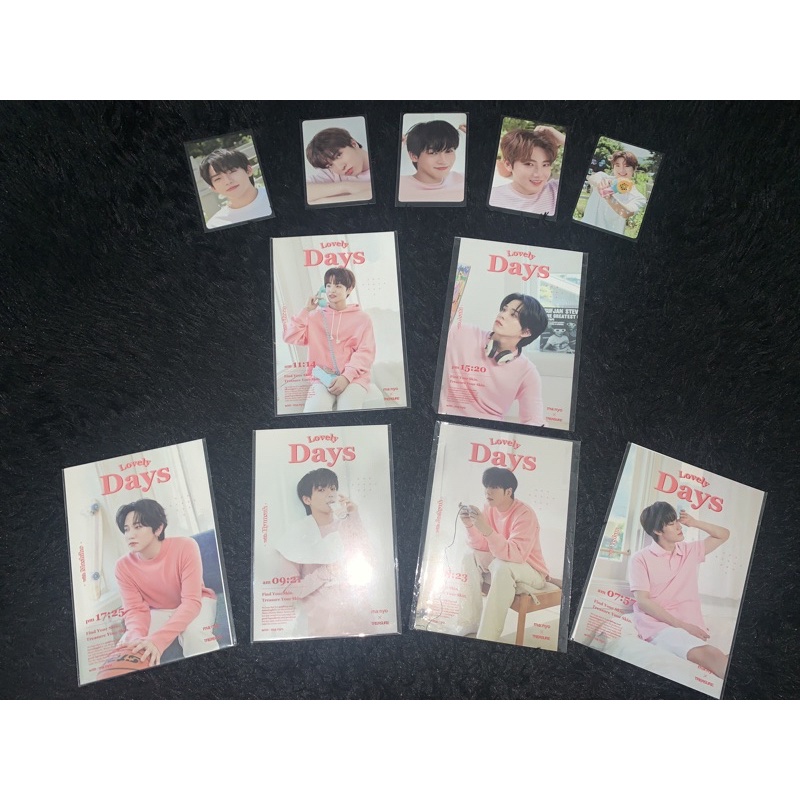 [READY] PHOTOCARD MANYO TREASURE BUTTON MIRROR TREASURE LOVELY DAYS HARUTO HYUNSUK JIHOON ASAHI JUNK