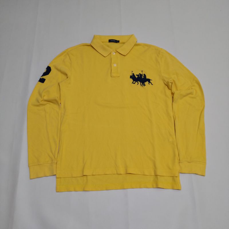 kaos polo rugby shirt polonize second bekas preloved thrifting original branded casual