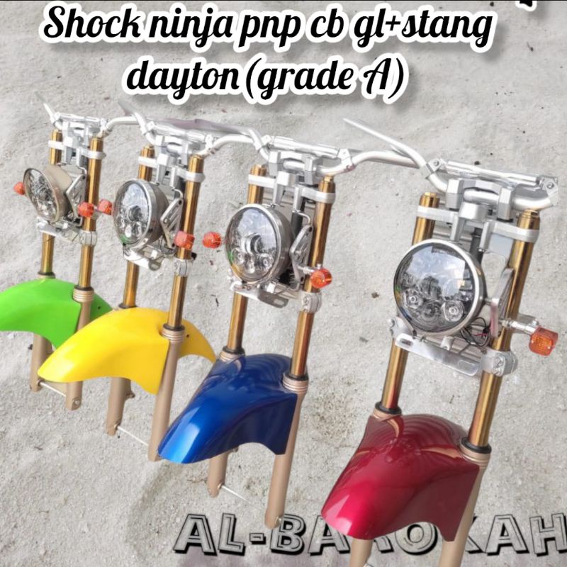 shock shok ninja pnp CB gl tiger megapro daymaker 16 LED batok l2g