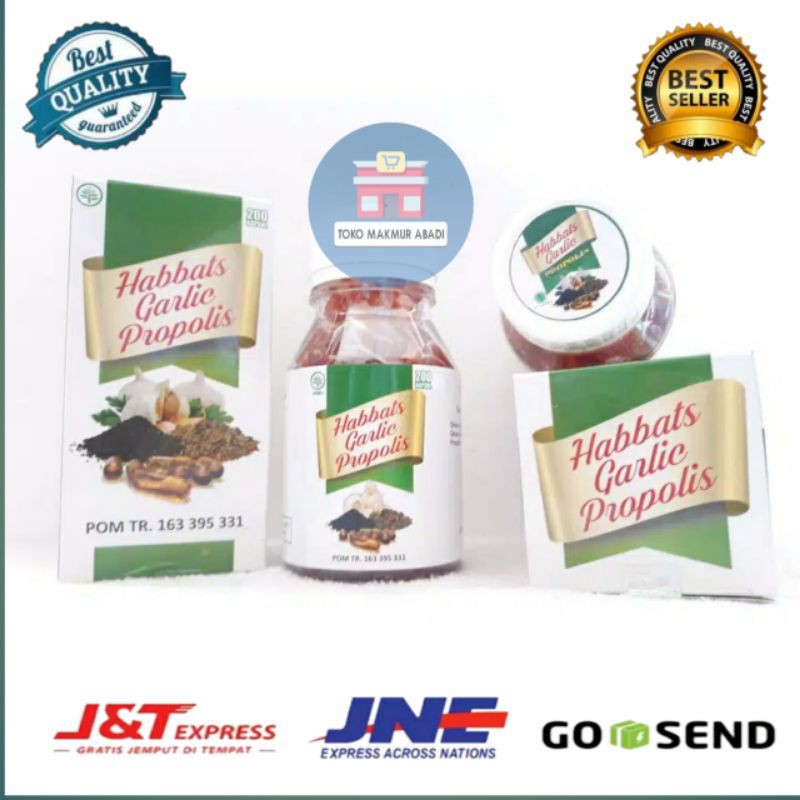 Habbatussauda Garlic Plus Propolis 200 Kapsul (Ampuh Atasi Kolestrol, Diabet)