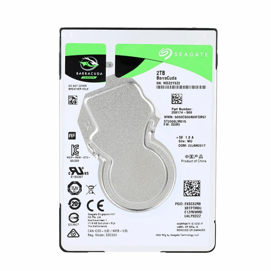 HDD/Harddisk Seagate Internal Notebook slim 2TB