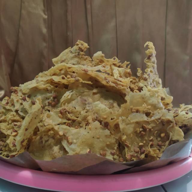 

Peyek homemade