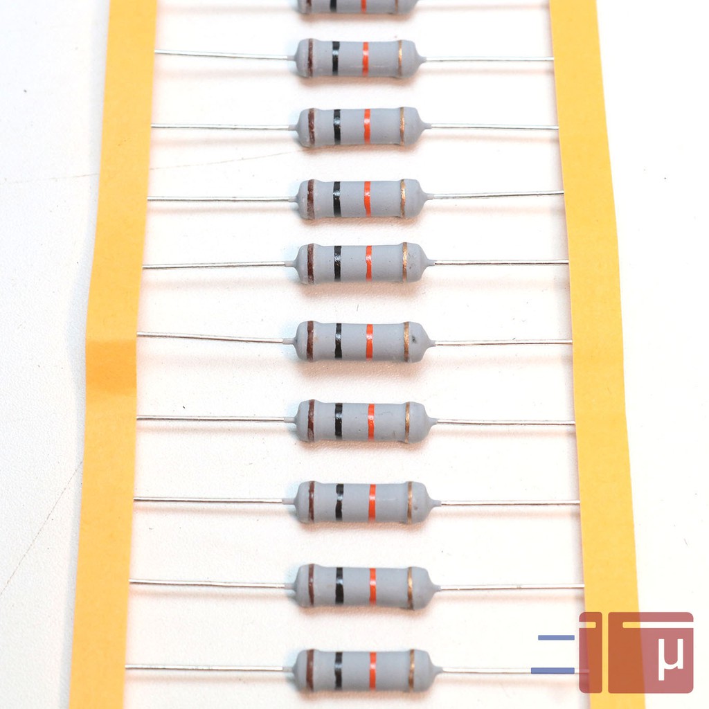 Resistor 10K 2W Metal Oxide 5% Taiwan Kaki Tembaga