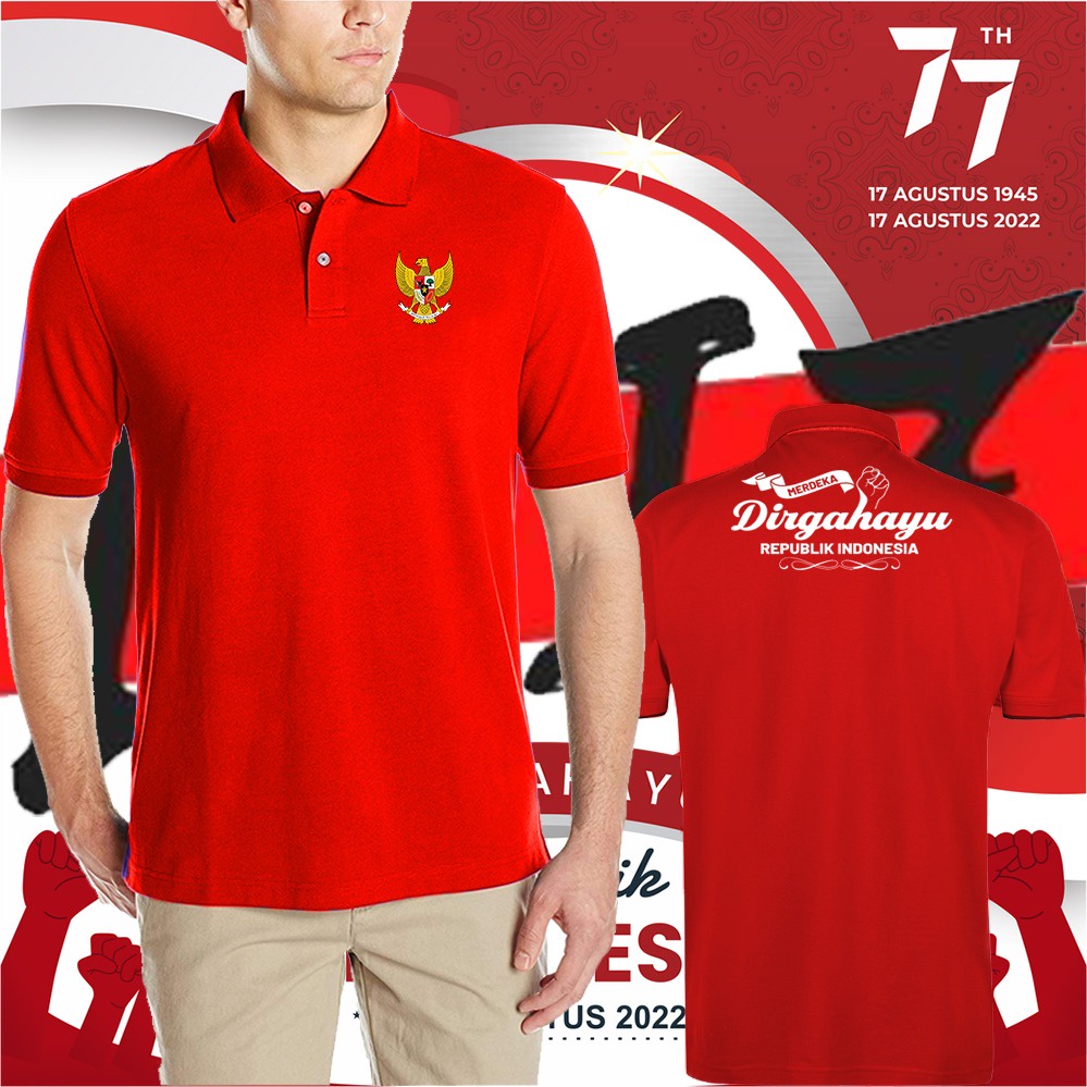 Jual POLO WANGKY GARUDA DIRGAHAYU INDONESIA KAOS BERKERAH POLO SHIRT ...