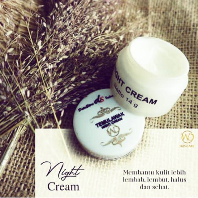 Cream malam WD temulawak premium