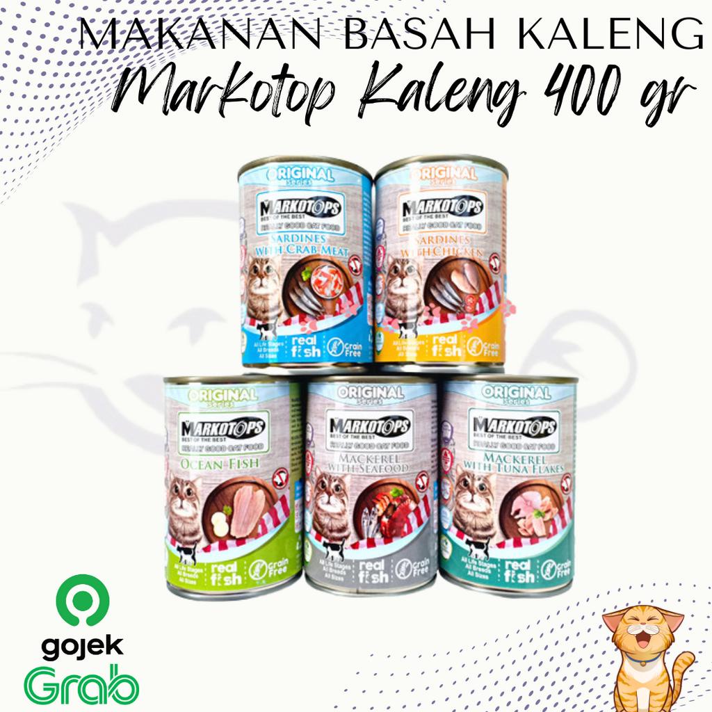 GOJEK / GRAB MAKANAN KUCING MARKOTOP KALENG ADULT 400GR