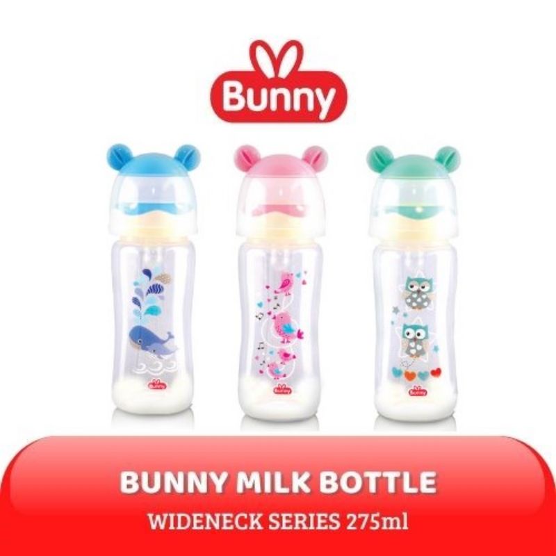 Botol Susu Bayi Lusty Bunny Wide Neck Karakter Kuping 150ml-275ml