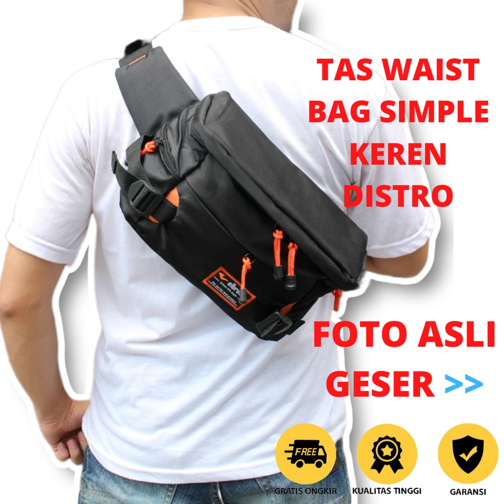 [125] NEW ARRIVAL 2022 TAS SELEMPANG SLEMPANG WAISTBAG SLINGBAG PRIA COWOK LAKI LAKI KEREN ORIGINAL 