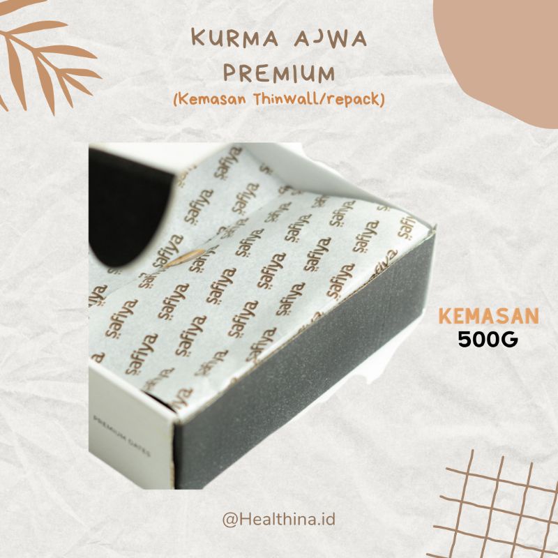 KURMA AJWA MADINAH 1kg ready MAKASSAR kemasan premium kurma ajwa murah 1kg cod Makassar