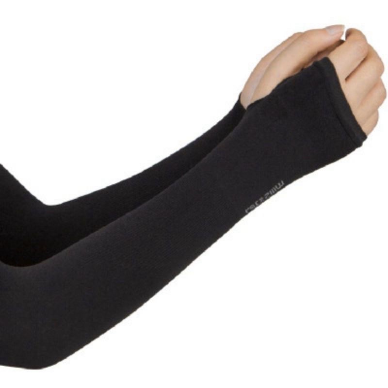 Manset tangan outdoor Korea (Lets Slim)-Hitam