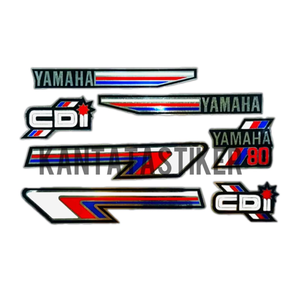Stiker Striping Motor Yamaha v80
