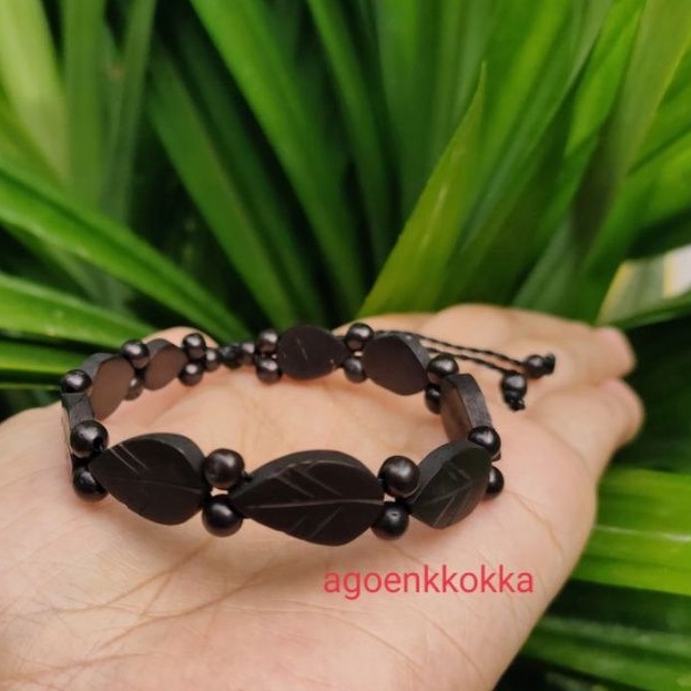 Gelang daun full hitam kokka kaokah