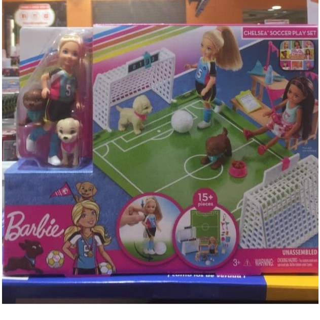 Sale mainan: Barbie Chelsea Soccer Play Set