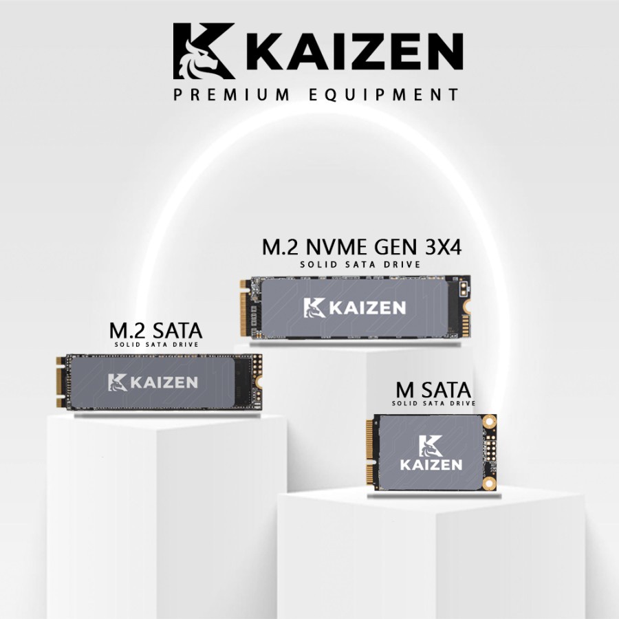 SSD M2 SATA / M.2 SATA / M2SATA 128GB KAIZEN RESMI (GARANSI 5 TAHUN)