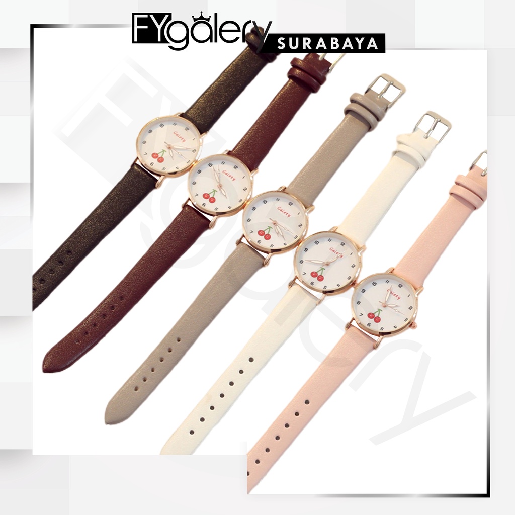 FYGALERYSURABAYA J178 Jam Tangan Analog Wanita Jam Fashion Cewek