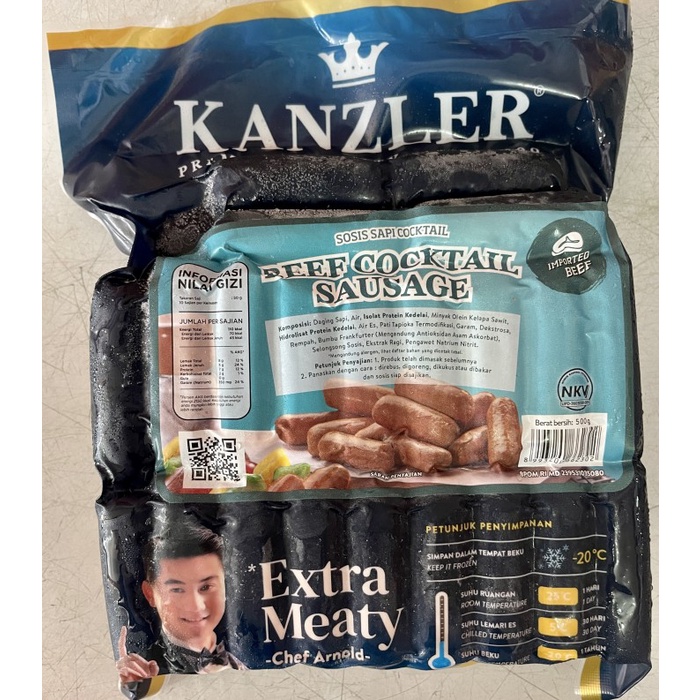 

Kanzler beef cocktail sausage 500gr