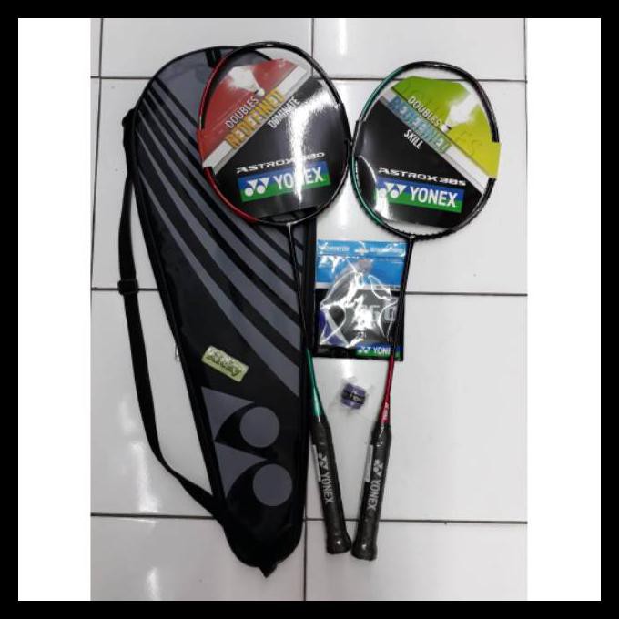{BISA COD} RAKET YONEX ASTROX 38D EX / 38S EX - BONUS : SENAR YONEX BG 6 + GRIP + COVER - ORIGINAL