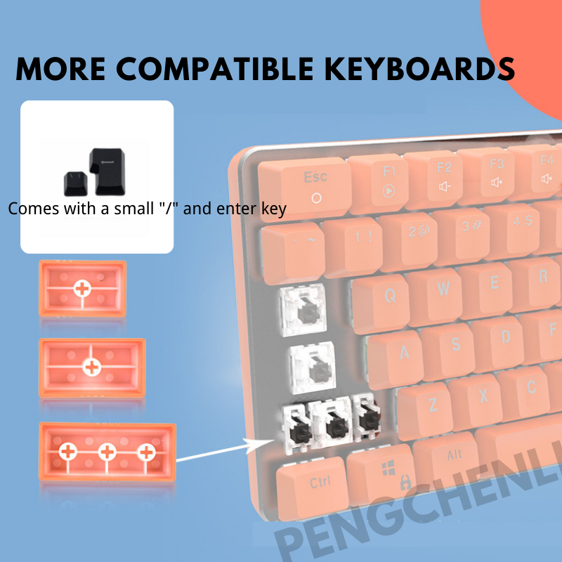 Sa 108pcs / Set Keycaps Keyboard Mekanik Universal Ergonomis