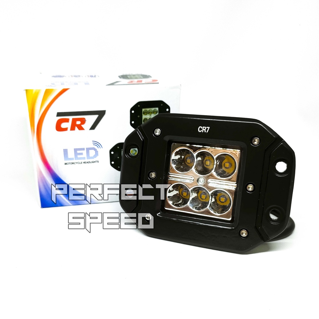 LAMPU TEMBAK MOTOR / MOBIL 6 MATA LED CREE BISA UNTUK REFLEKTOR KLX / CRF / BF / KTM / BAMPER MOBIL