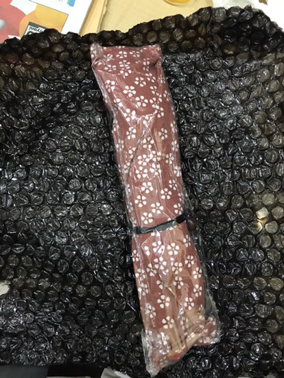 Cutlery Set Travel Sendok Garpu Sumpit Sedotan Warna Pouch Lipat