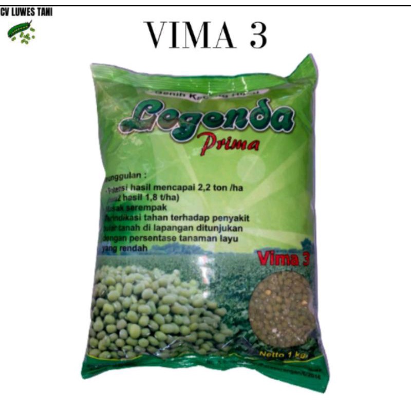 Benih Kacang hijau Legenda Prima 1 Kg Varieitas Vima 3