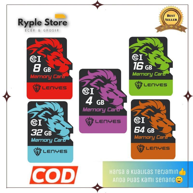 LENYES Micro SD Card 4GB/8GB