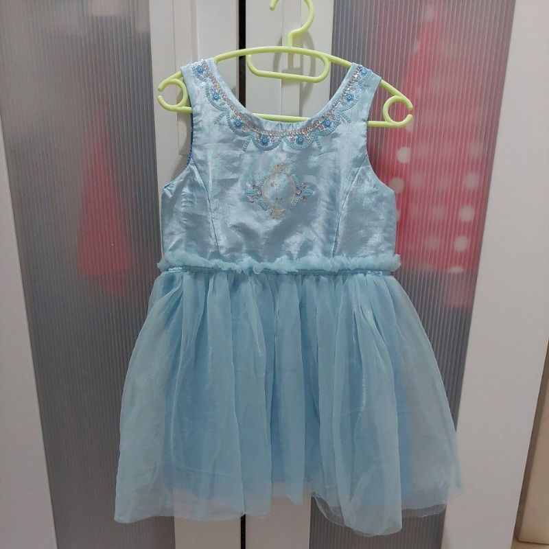 preloved dress h&m hnm kids girls anak perempuan frozen elsa disney  ori princess