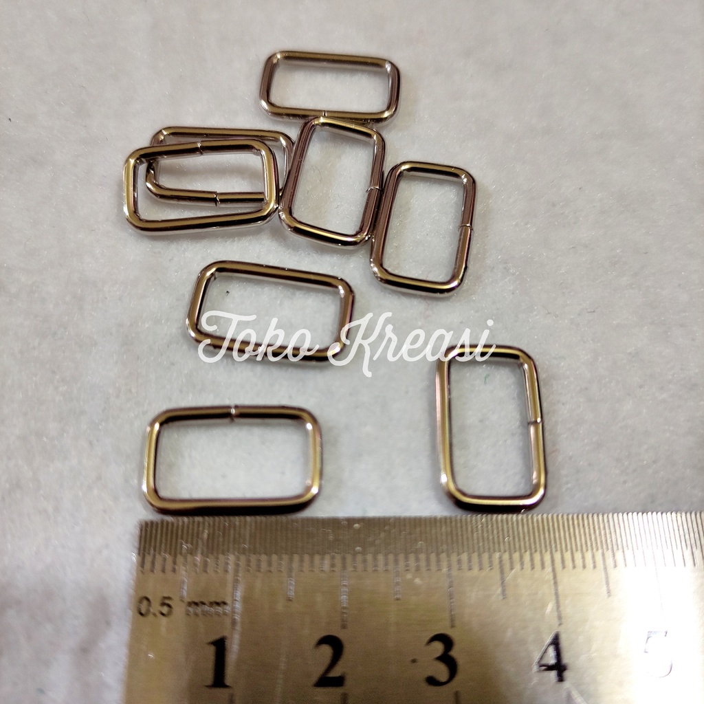 (Per Pcs) Ring Kotak / Ring tali tas 1,8 cm