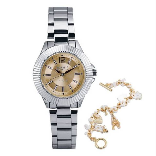 JAM TANGAN WANITA FASHION KUNING EMAS ZIUDITH LAL975S3 ORIGINAL SOPHIE PARIS