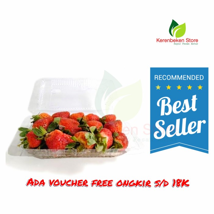 

buah strawberry per pack